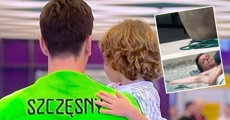 Wojciech Szczęsny zasnął z Liamem w... Tak w ogóle się da? Nic słodszego dzisiaj nie zobaczycie