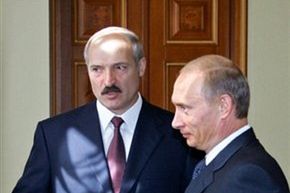 Łukaszenka zasłania się Putinem