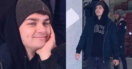 Były Maffashion nie smuci się po rozstaniu. Charytatywnie wybrał się na lodowisko, ale łyżew już nie założył (ZDJĘCIA)