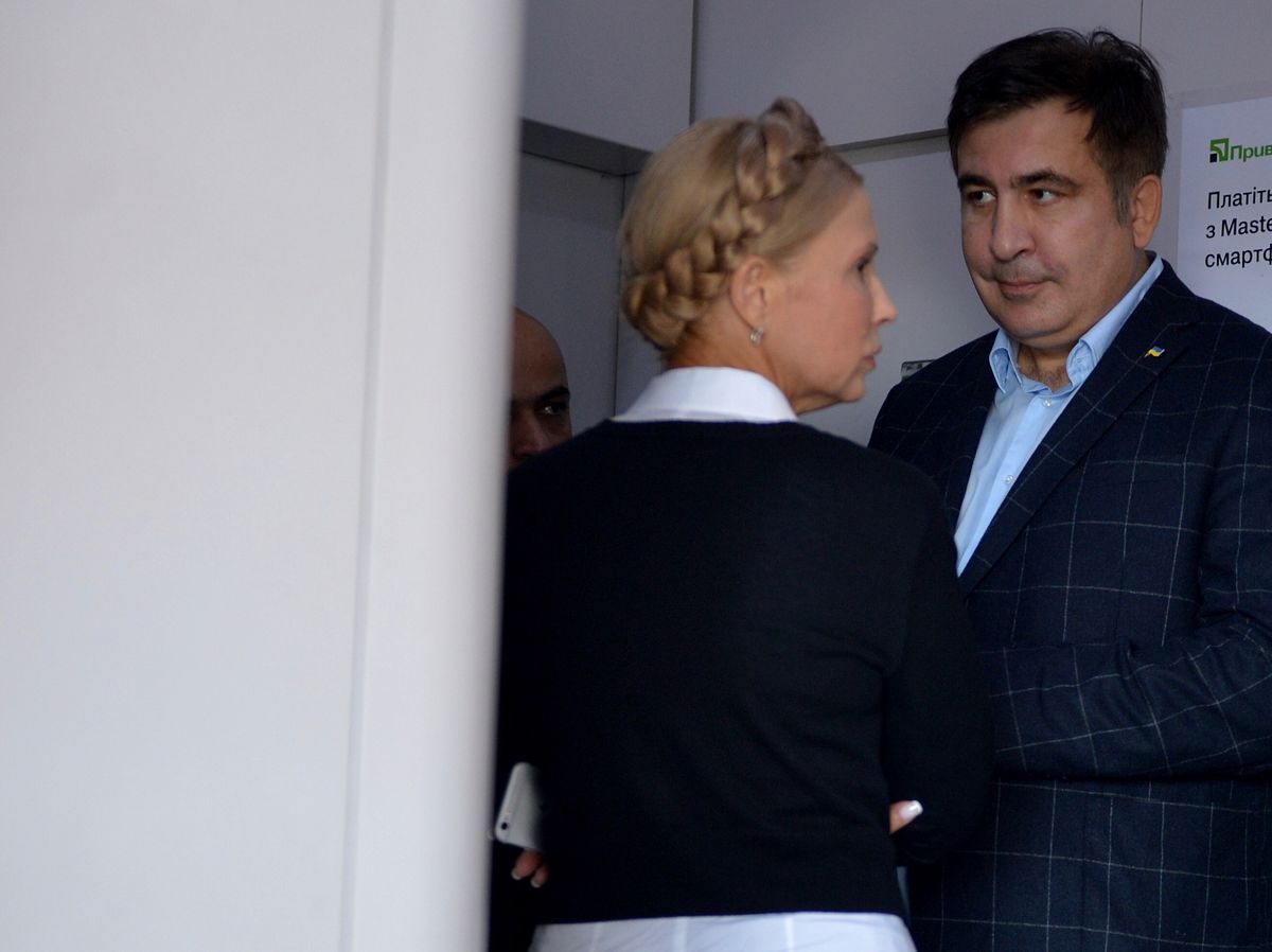 Micheil Saakaszwili narobił sporo zamieszania. Przed Kijowem przystanek we Lwowie