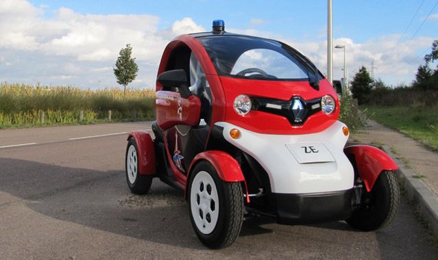 Strażacy testują Renault Twizy