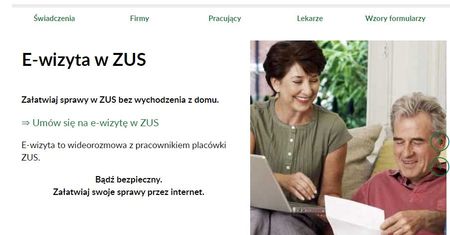 Ruszają e-wizyty w ZUS