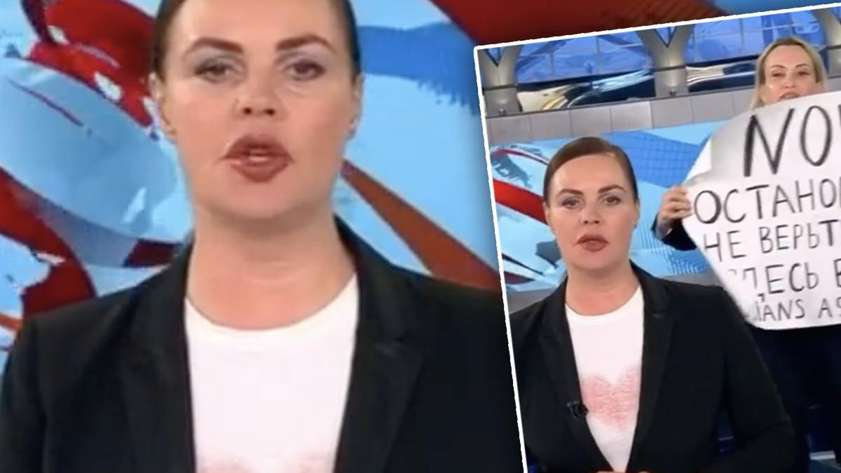 Sensacja w rosyjskiej telewizji! Kobieta wtargnęła na wizję i wyciągnęła plakat. Miliony zobaczyły mocne hasło