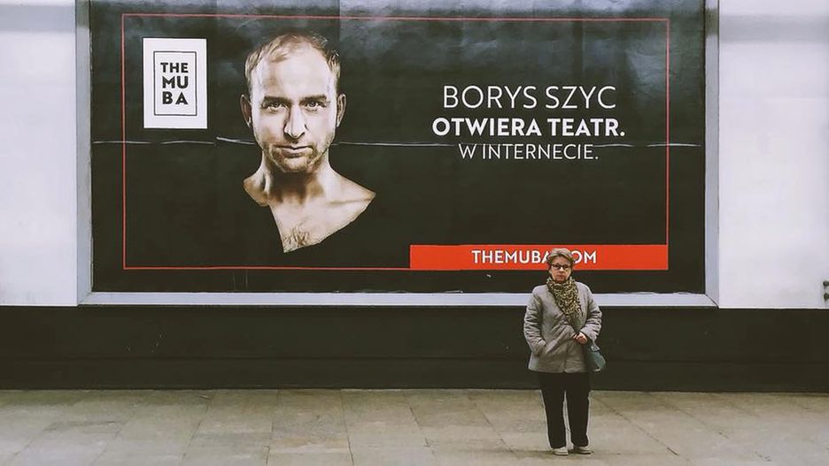 Szyc reklamuje swój nowy pomysł 