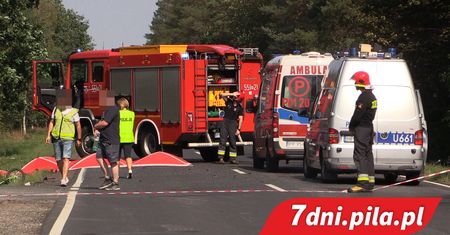 Śmiertelny wypadek na drodze Piła – Dobrzyca