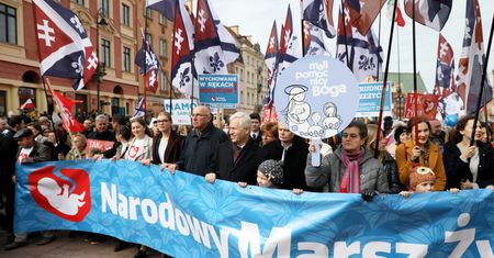 Organizator Narodowego Marszu Życia skarży się na TVP. Poszło o wystąpienie Jarosława Kaczyńskiego