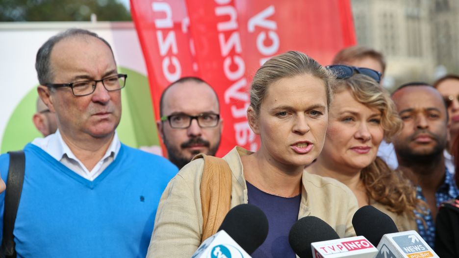 Włodzimierz Czarzasty i Barbara Nowacka