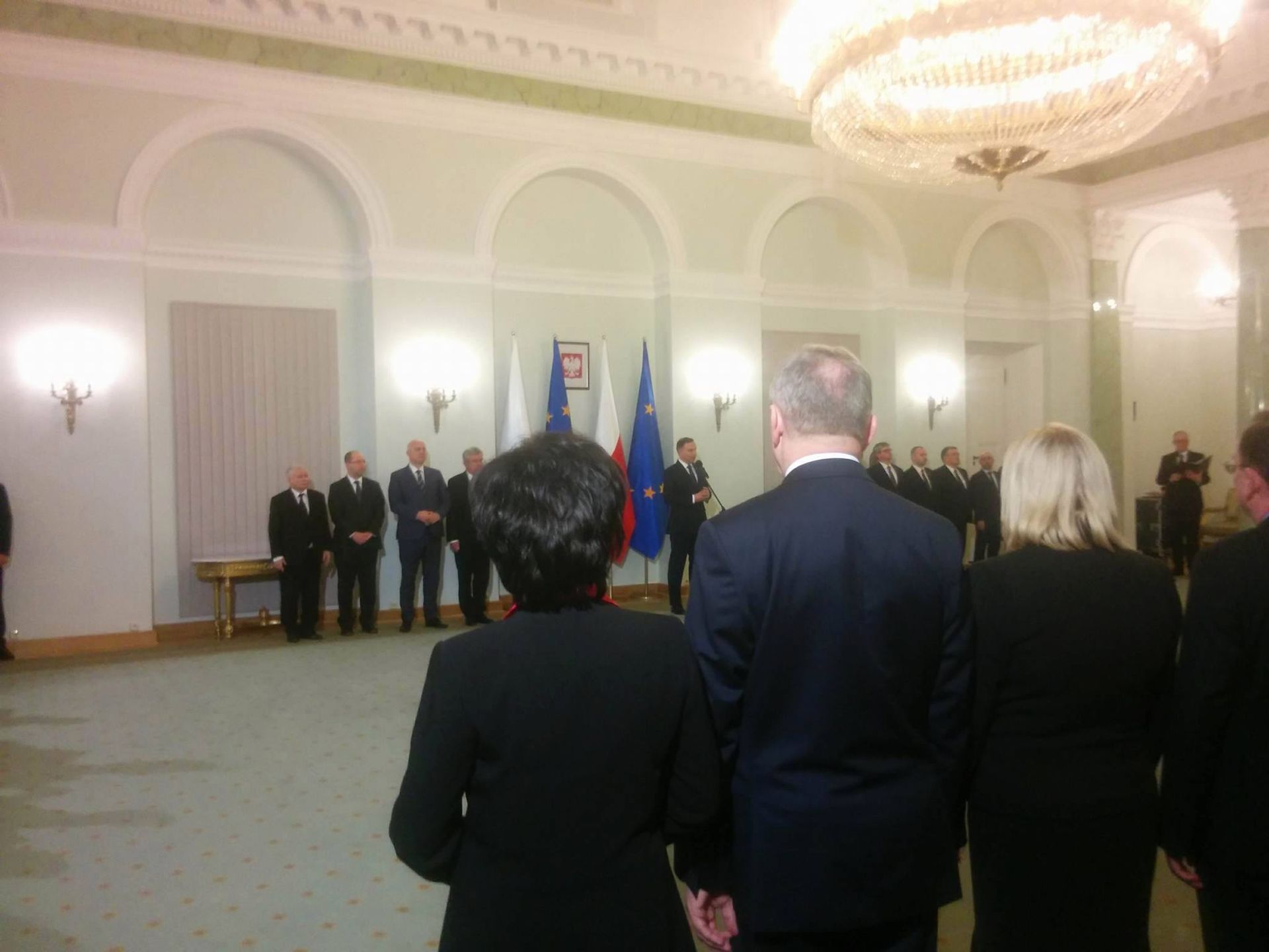 Desygnowanie na premiera Mateusza Morawieckiego. Przemawia Andrzej Duda. 