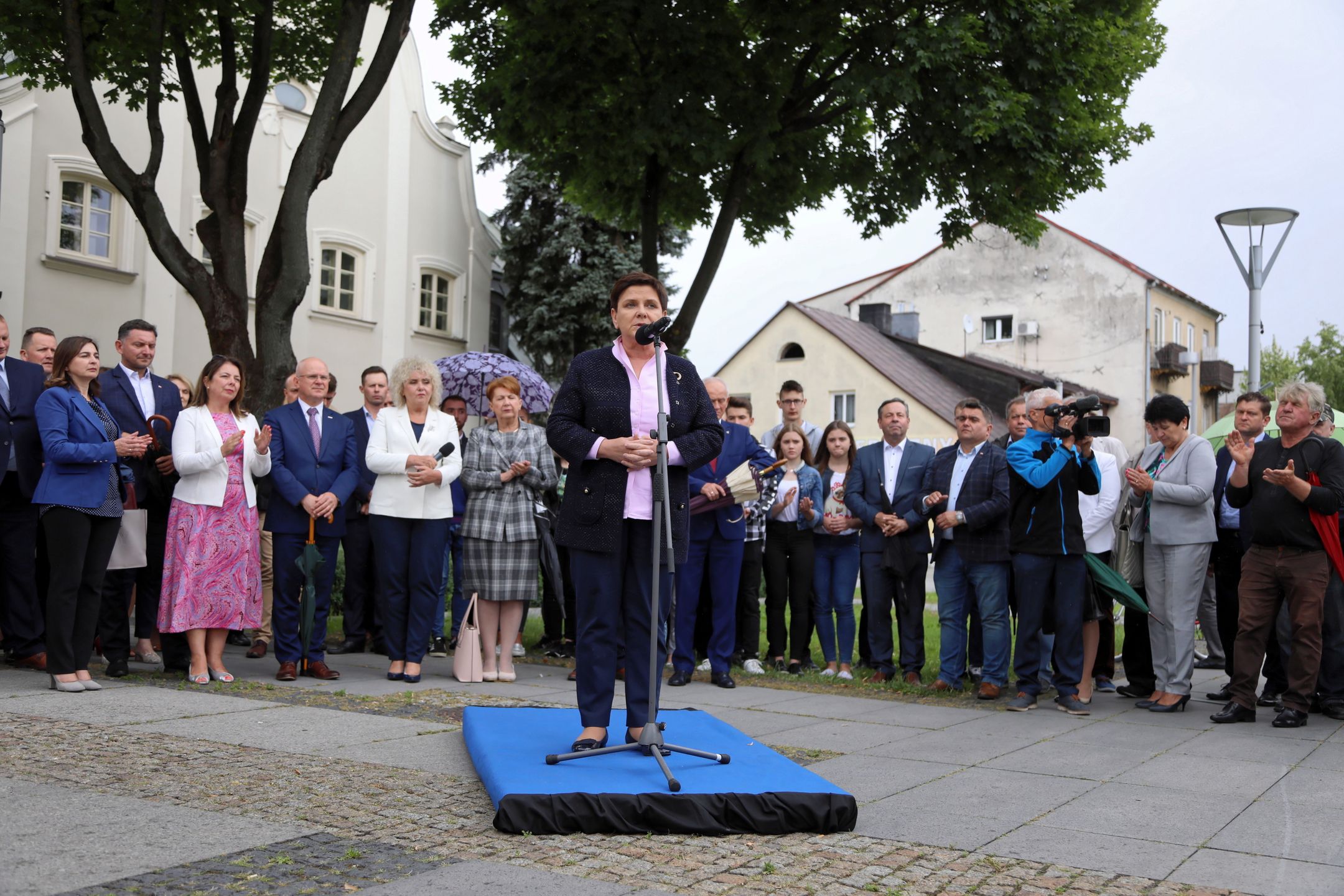 "Polityka to ciężka, uczciwa praca" - przekonywała Beata Szydło w Węgrowie