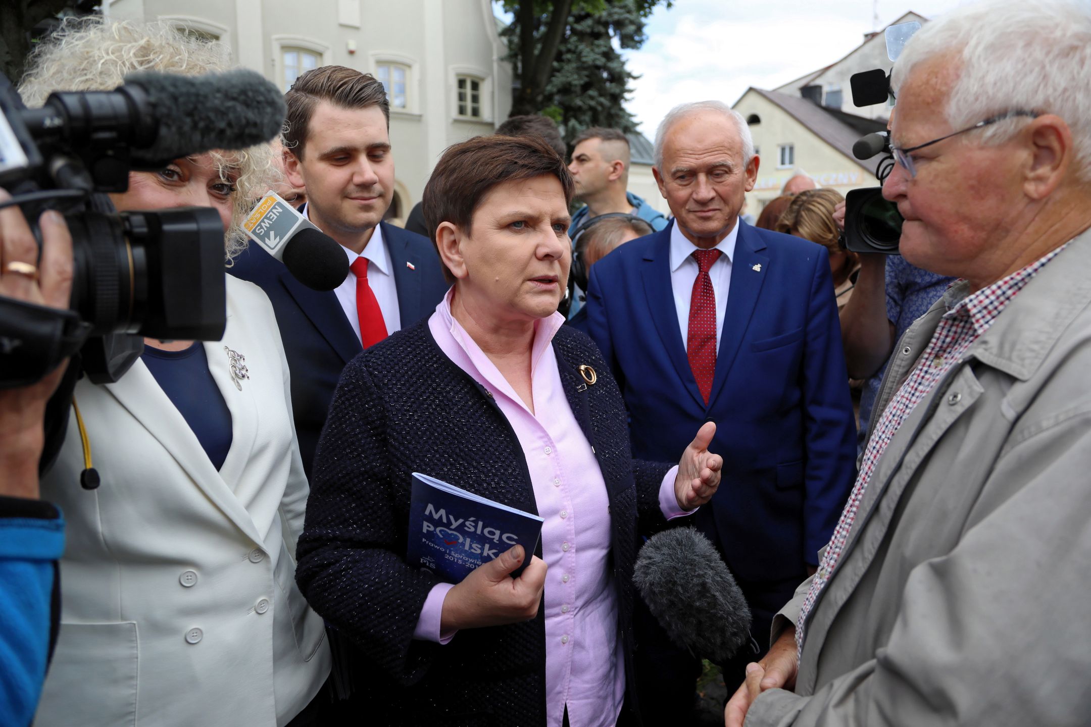 Węgrów. Beata Szydło na początku kampanii