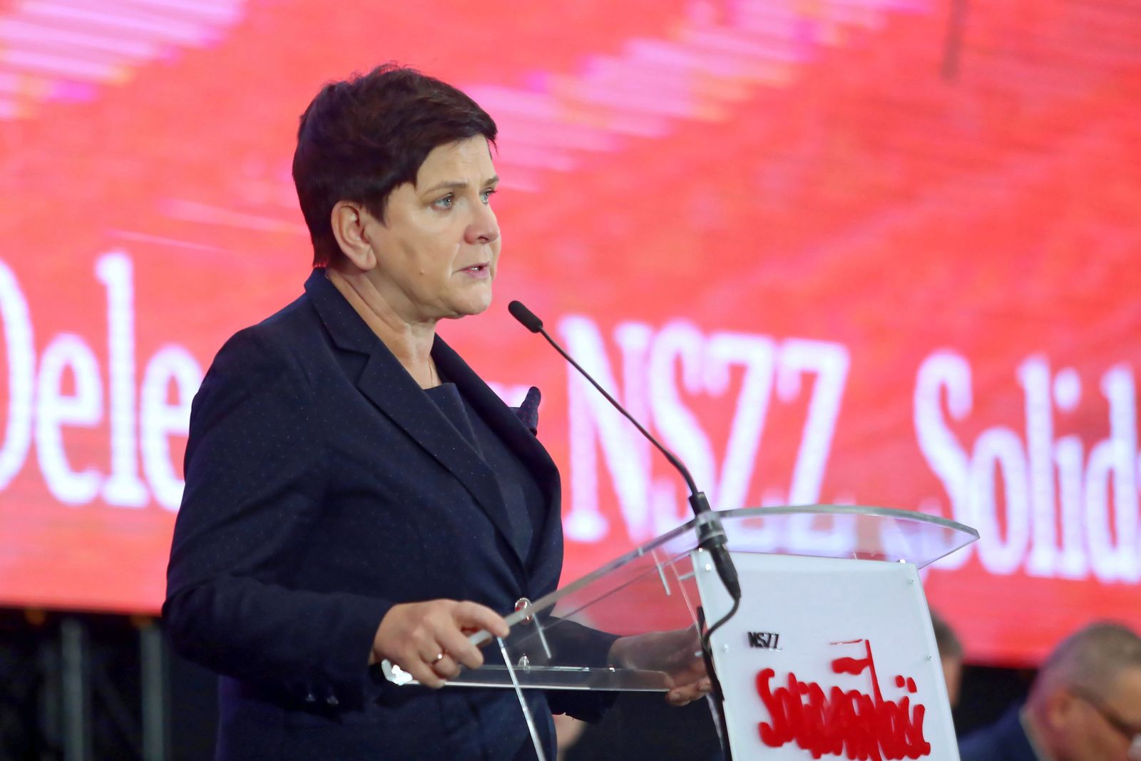 Beata Szydło skomentowała kolizję. "Rozbite lampy i zderzaki"