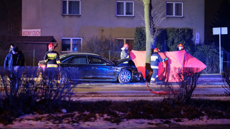 Wypadek rządowej limuzyny w Oświęcimiu