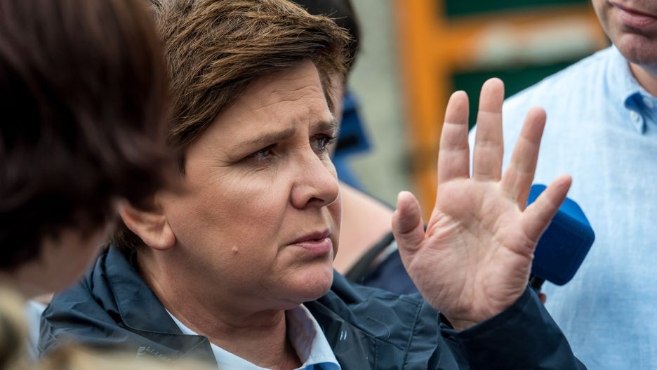 Beata Szydło odwiedziła Chojnice. Ale nie to, co mówiła premier, wzbudziło największe emocje