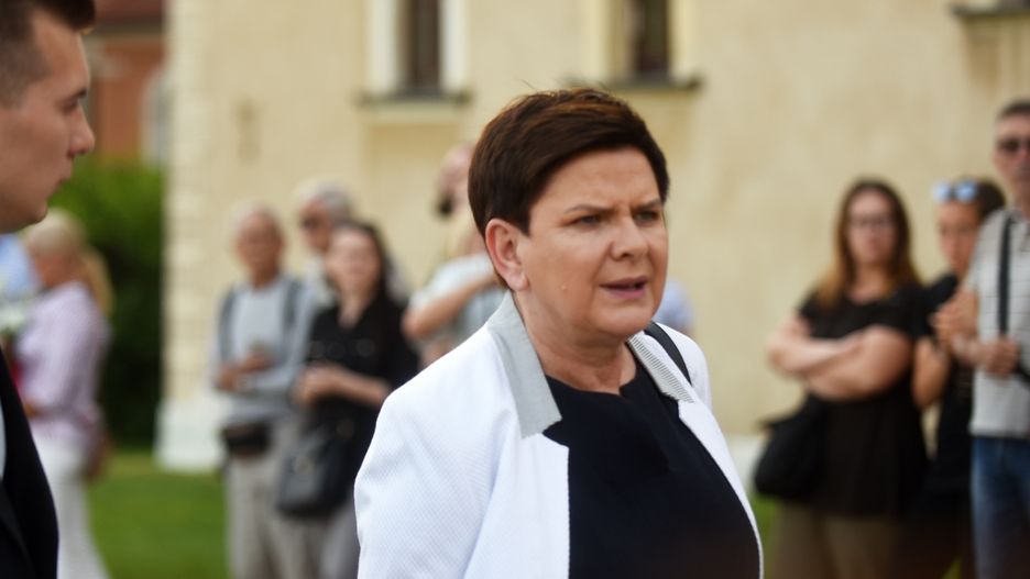 Beata Szydło  nie zabrała głosu w sprawie syna