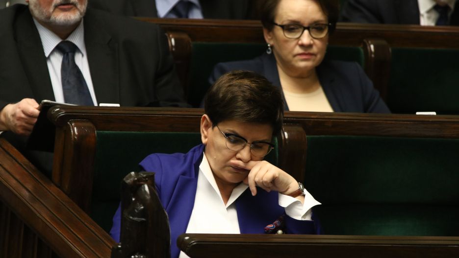 Premier Beata Szydło w Sejmie