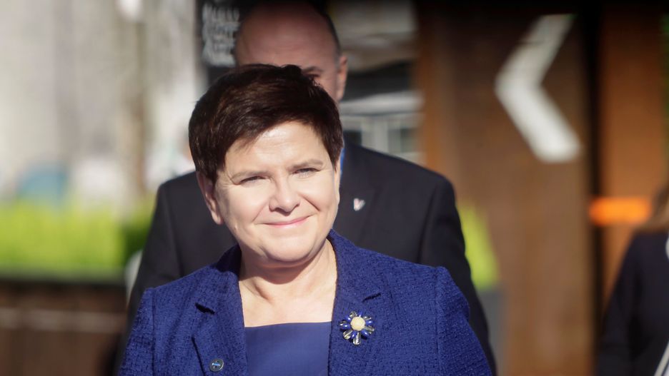 Premier Beata Szydło uczy się angielskiego