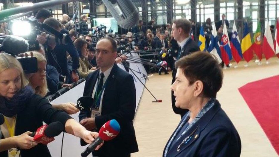 Beata Szydło przed posiedzeniem Rady Europejskiej