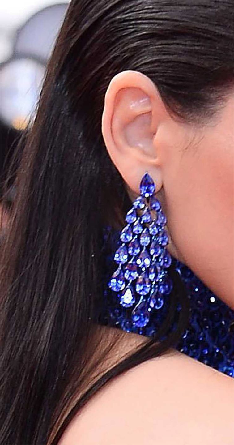 Adriana Lima - kolczyki, Cannes 2019