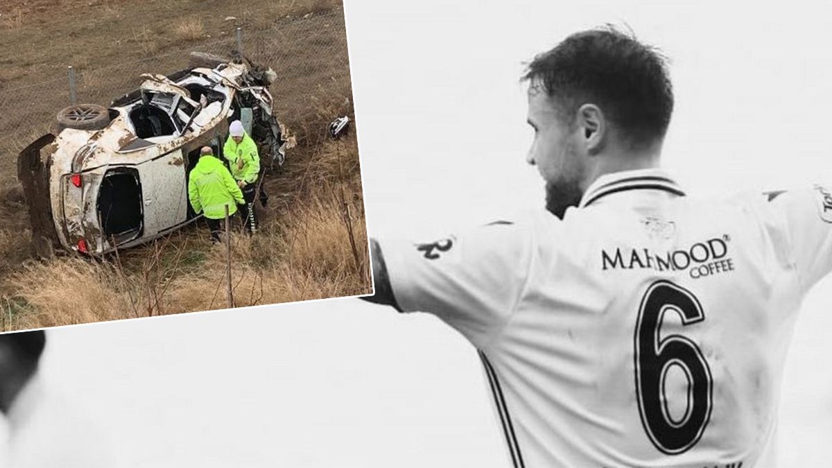 27-letni piłkarz zginął w wypadku samochodowym. W sieci krążą zdjęcia z miejsca tragedii. Świat sportu pogrążył się w żałobie