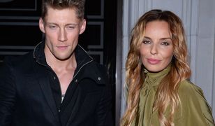 Agnieszka Włodarczyk z tajemniczym mężczyzną na pokazie Łukasza Jemioła