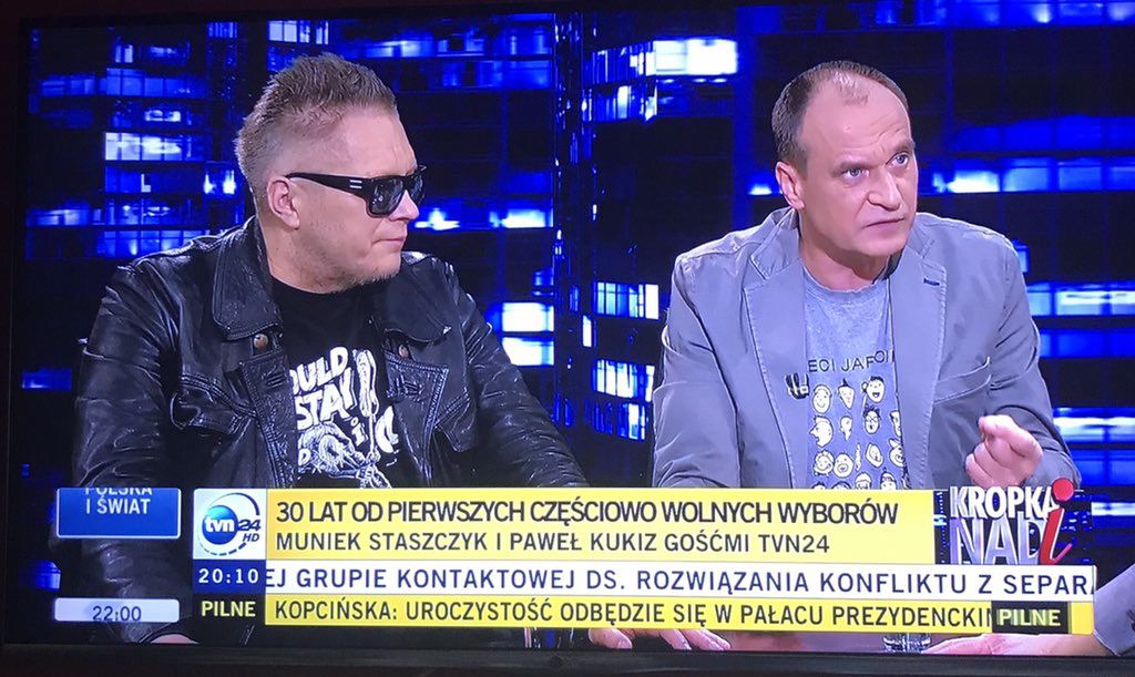 Muniek Staszczyk skrytykowany za to, jak zachowywał się w programie Olejnik