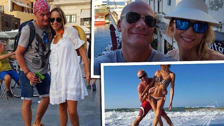 Piotr Zelt i Katarzyna Krawczyk na wakacjach w Grecji zdjęcia