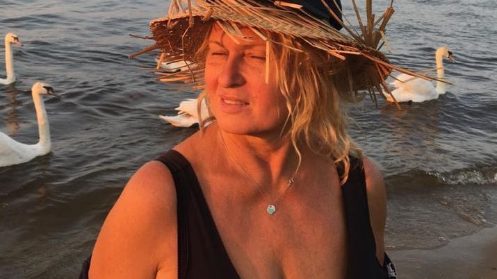 Ewa Kasprzyk postawiła na oryginalną stylizację. 