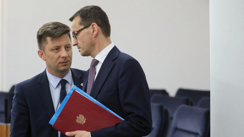 Michał Dworczyk i Mateusz Morawiecki