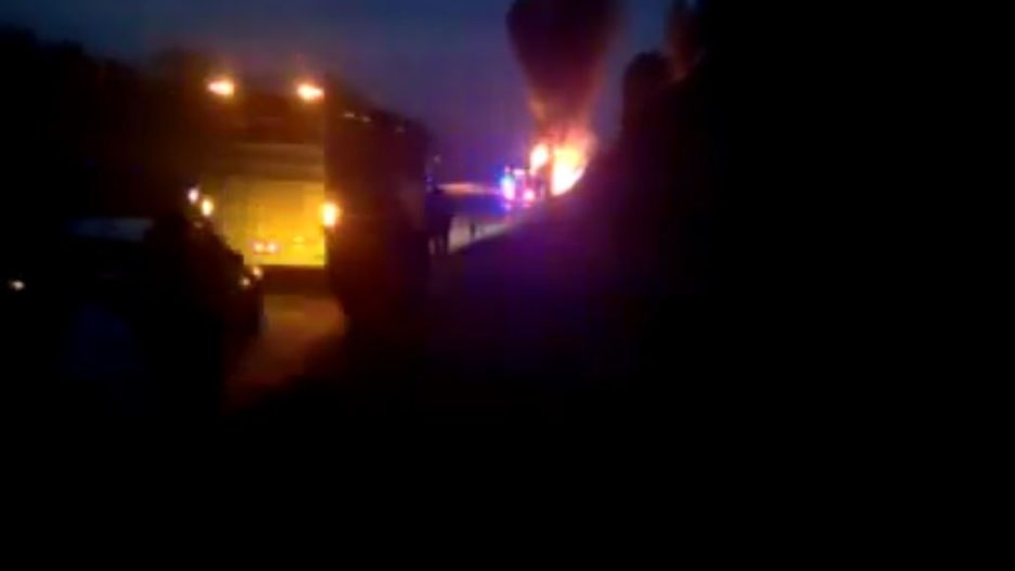 Autokar wiozący polskich pielgrzymów spłonął w drodze z Medjugorie