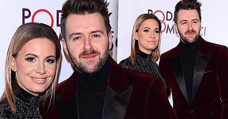 Grzegorz Hyży z dwiema kobietami na premierze filmu "Podatek od miłości"! Oprócz żony towarzyszyła mu orientalnie zmysłowa piękność!