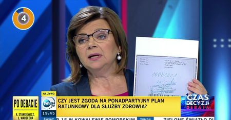 Kolejki do lekarza na debacie. Leszczyna pokazuje skierowanie