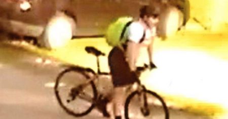Rowerzysta, który zaatakował dwie osoby, został złapany