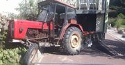 Puławy. Wjechał traktorem w dom sąsiadów