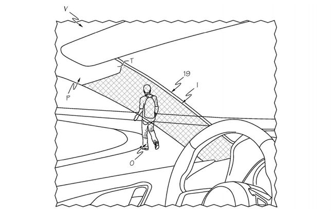 Patent "przezroczystych" słupków A Toyoty 