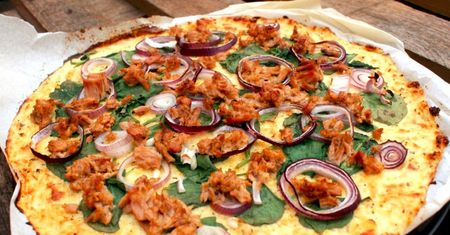 Fit pizza na spodzie z kalafiora