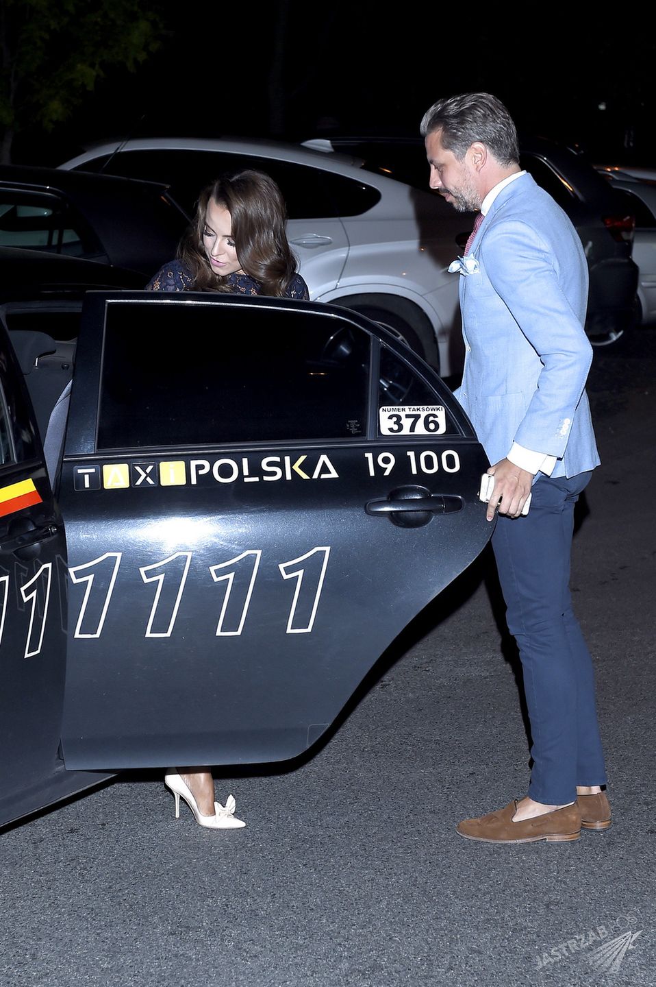 Anna Mucha i Marcel Sora na otwarciu włoskiej restauracji San Lorenzo w Warszawie