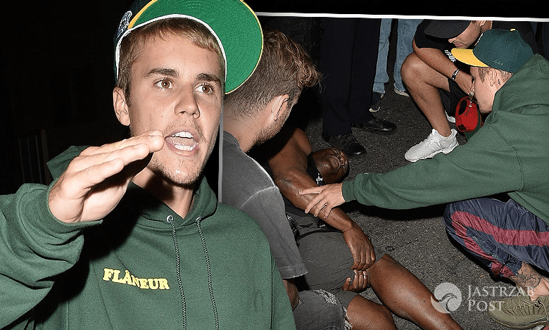 Justin Bieber potrącił paparazzo! Są zdjęcia z miejsca wypadku [WIDEO]