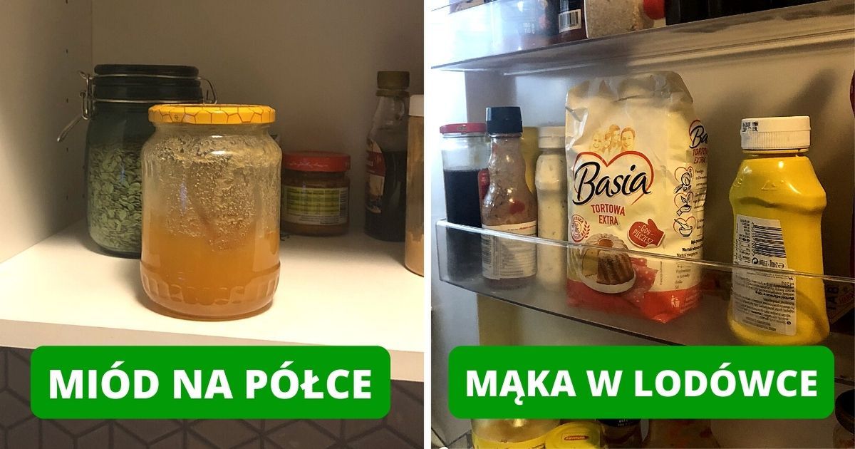 15 produktów spożywczych, które są przez większość ludzi źle przechowywane