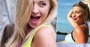 Barbara Kurdej-Szatan z wielkim brzuchem opala się w bikini. Widok jej krągłości przyprawia o zawrót głowy