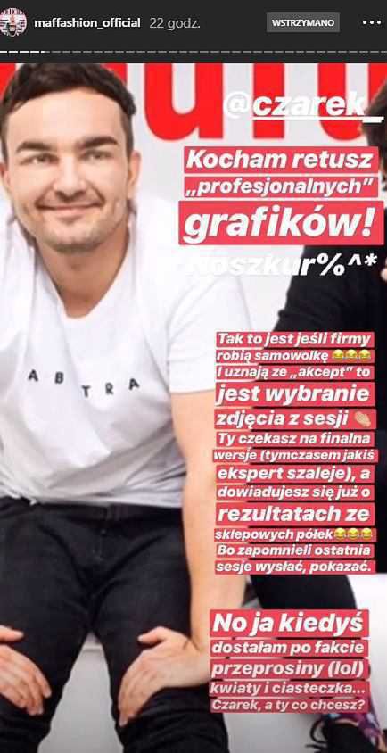 Czarek Jóźwik wyretuszowany nie do poznania,