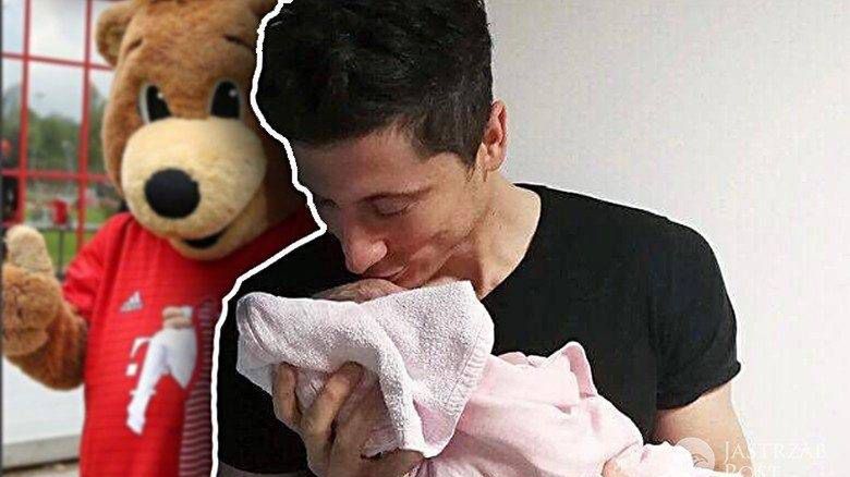 Robert Lewandowski prezent dla Klary