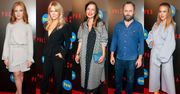 Gwiazdy na premierze serialu TVN "Pułapka": Agata Kulesza, Leszek Lichota, Krzysztof Pieczyński