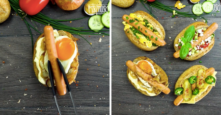 Hot-dogi na 4 sposoby