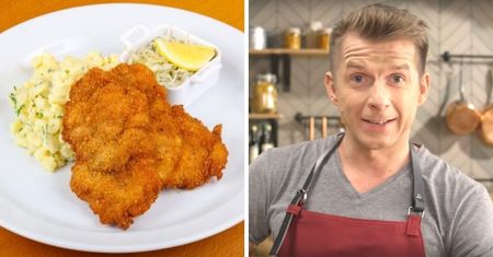 Perfekcyjny kotlet schabowy wg Karola Okrasy. Soczysty w środku z chrupiącą panierką na zewnątrz