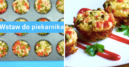 Ryżowe babeczki obiadowe