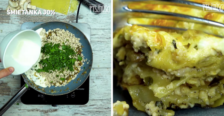 Lasagne na biało