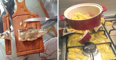 25 kuchennych wpadek, które bawią do łez. Te osoby nie powinny zbliżać się do kuchni