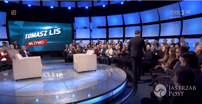 Serial Artyści zastąpi program Tomasz Lis na żywo screen z programu "Tomasz Lis na żywo"