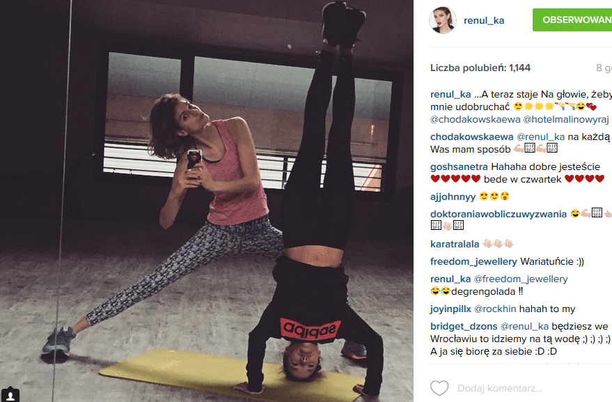 Renata Kaczoruk i Ewa Chodakowska