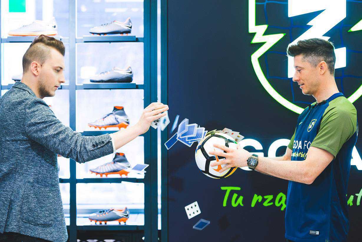 Robert Lewandowski i Magik Y